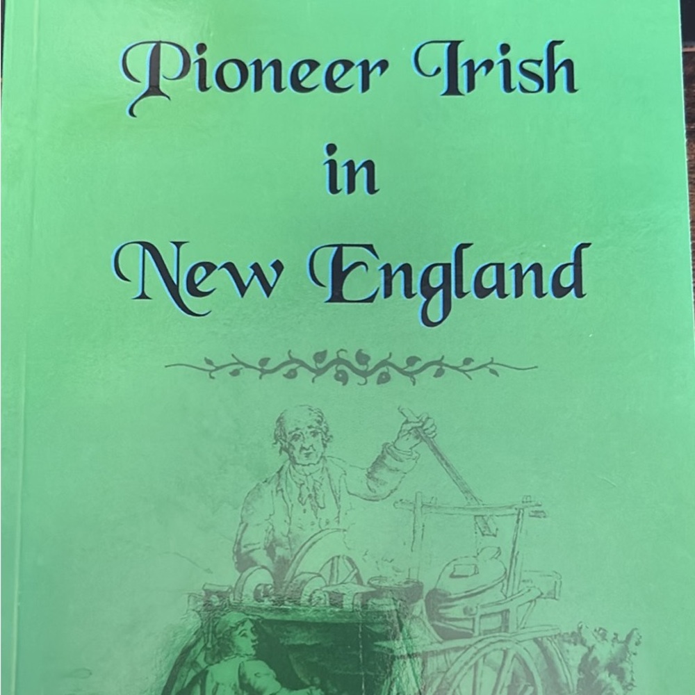 Pioneer Irish in New England Coffee Table Book - Green Cover